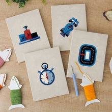 Load image into Gallery viewer, Punch Needle Kits (4 pieces) with frames - Pit Stop