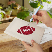 Load image into Gallery viewer, Punch Needle Kits (4 pieces) with frames - Sporty Fun