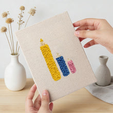 Load image into Gallery viewer, Punch Needle Kits (4 pieces) with frames - Sporty Fun