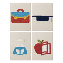 Load image into Gallery viewer, Punch Needle Kits (4 pieces) with frames - Study Time Figured'Art