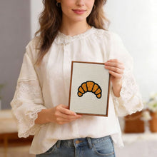 Load image into Gallery viewer, Punch Needle Kits (4 pieces) with frames - Breakfast Treats 2