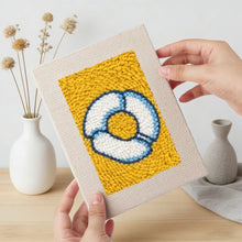 Load image into Gallery viewer, Punch Needle Kits (4 pieces) with frames - Yummy Snacks