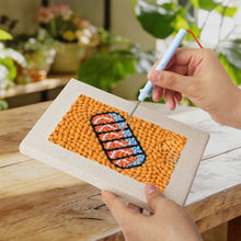Load image into Gallery viewer, Punch Needle Kits (4 pieces) with frames - Tasty Meal