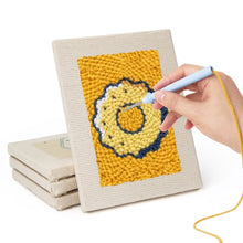 Load image into Gallery viewer, Punch Needle Kits (4 pieces) with frames - Tasty Delights