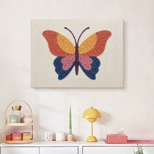 Load image into Gallery viewer, Punch Needle Kit with frame - Orange Butterfly