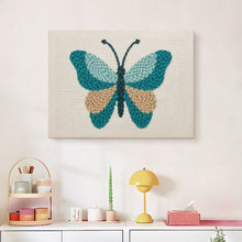Load image into Gallery viewer, Punch Needle Kit with frame - Colors in Flight