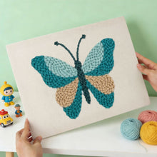 Load image into Gallery viewer, Punch Needle Kit with frame - Colors in Flight