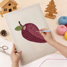 Load image into Gallery viewer, Punch Needle Kit with frame - Sweet Plum
