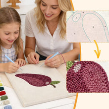 Load image into Gallery viewer, Punch Needle Kit with frame - Sweet Plum
