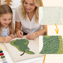 Load image into Gallery viewer, Punch Needle Kit with frame - Fresh Pear