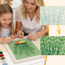 Load image into Gallery viewer, Punch Needle Kit with frame - Potted Ferns