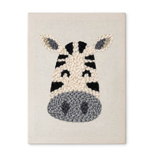 Load image into Gallery viewer, Punch Needle Kit with frame - Happy Zebra Figured'Art