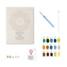 Load image into Gallery viewer, Punch Needle Kit with frame - Pink Petals