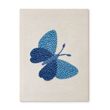 Load image into Gallery viewer, Punch Needle Kit with frame - Blue Dream Butterfly Figured'Art