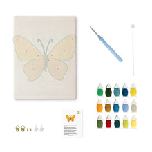 Load image into Gallery viewer, Punch Needle Kit with frame - Golden Butterfly
