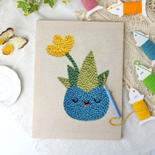 Load image into Gallery viewer, Punch Needle Kit with frame - Happy Succulent