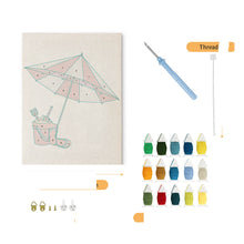 Load image into Gallery viewer, Punch Needle Kit with frame - Summer Vibes