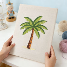 Load image into Gallery viewer, Punch Needle Kit with frame - Palm Paradise