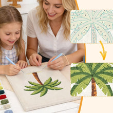 Load image into Gallery viewer, Punch Needle Kit with frame - Palm Paradise