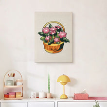 Load image into Gallery viewer, Punch Needle Kit with frame - Flower Basket