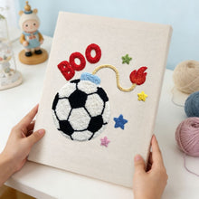 Load image into Gallery viewer, Punch Needle Kit with frame - Soccer Stars