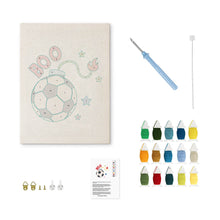 Load image into Gallery viewer, Punch Needle Kit with frame - Soccer Stars