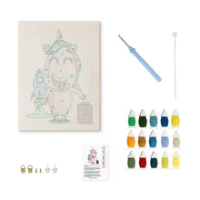 Load image into Gallery viewer, Punch Needle Kit with frame - Unicorn Adventure