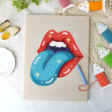 Load image into Gallery viewer, Punch Needle Kit with frame - Cosmic Kiss