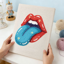 Load image into Gallery viewer, Punch Needle Kit with frame - Cosmic Kiss