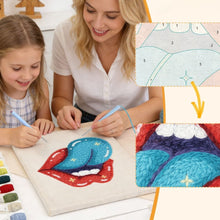 Load image into Gallery viewer, Punch Needle Kit with frame - Cosmic Kiss
