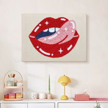 Load image into Gallery viewer, Punch Needle Kit with frame - Starry Kiss