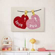 Load image into Gallery viewer, Punch Needle Kit with frame - Love in the Air