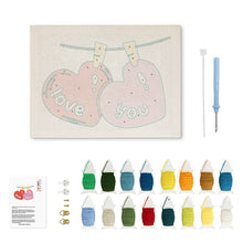 Load image into Gallery viewer, Punch Needle Kit with frame - Love in the Air