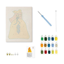 Load image into Gallery viewer, Punch Needle Kit with frame - Golden Fortune