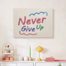 Load image into Gallery viewer, Punch Needle Kit with frame - Never Give Up