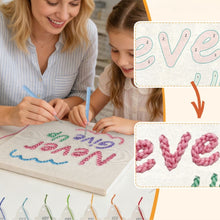 Load image into Gallery viewer, Punch Needle Kit with frame - Never Give Up