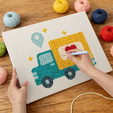 Load image into Gallery viewer, Punch Needle Kit with frame - Delivery of Love
