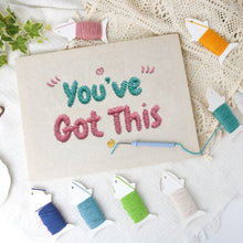 Load image into Gallery viewer, Punch Needle Kit with frame - You've Got This