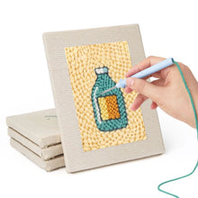 Load image into Gallery viewer, Punch Needle Kits (4 pieces) with frames - Yummy Favorites 2