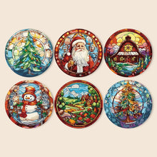 Load image into Gallery viewer, Paint by numbers 20cm Placemats (6 pieces) - Creative Christmas Gift
