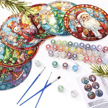 Load image into Gallery viewer, Paint by numbers 20cm Placemats (6 pieces) - Creative Christmas Gift