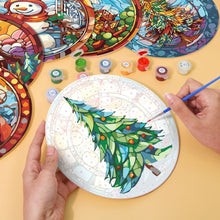Load image into Gallery viewer, Paint by numbers 20cm Placemats (6 pieces) - Creative Christmas Gift