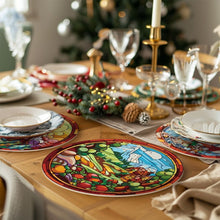 Load image into Gallery viewer, Paint by numbers 20cm Placemats (6 pieces) - Creative Christmas Gift
