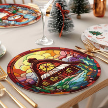 Load image into Gallery viewer, Paint by numbers 20cm Placemats (6 pieces) - Creative Christmas Gift