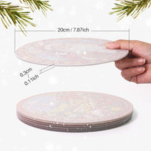 Load image into Gallery viewer, Paint by numbers 20cm Placemats (6 pieces) - Creative Christmas Gift