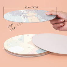 Load image into Gallery viewer, Paint by numbers 20cm Placemats (6 pieces) - Nature Vista