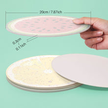 Load image into Gallery viewer, Paint by numbers 20cm Placemats (6 pieces) - Tropical Fruit Slice