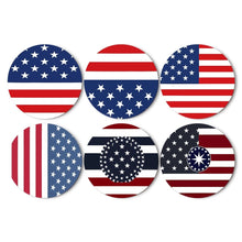 Load image into Gallery viewer, Paint by numbers 20cm Placemats (6 pieces) - American Flag