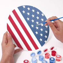 Load image into Gallery viewer, Paint by numbers 20cm Placemats (6 pieces) - American Flag