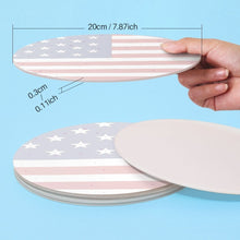 Load image into Gallery viewer, Paint by numbers 20cm Placemats (6 pieces) - American Flag